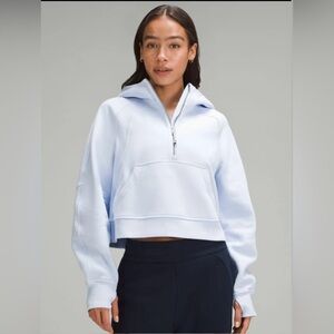NWOT Lululemon Scuba Oversized Half-Zip Hoodie windmill XS/S